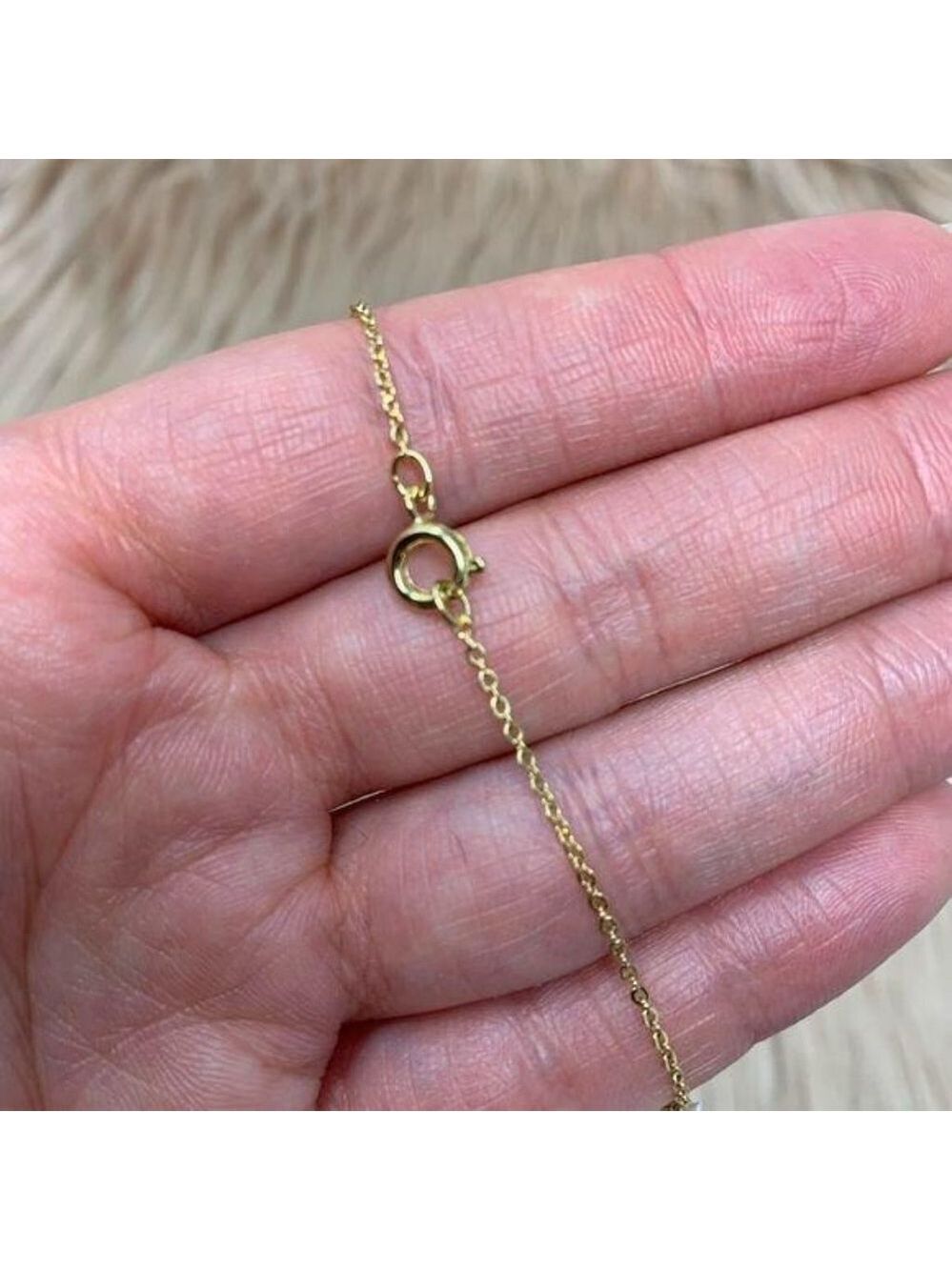 Texas State Shape Brass Necklace - Picture 2 of 4
